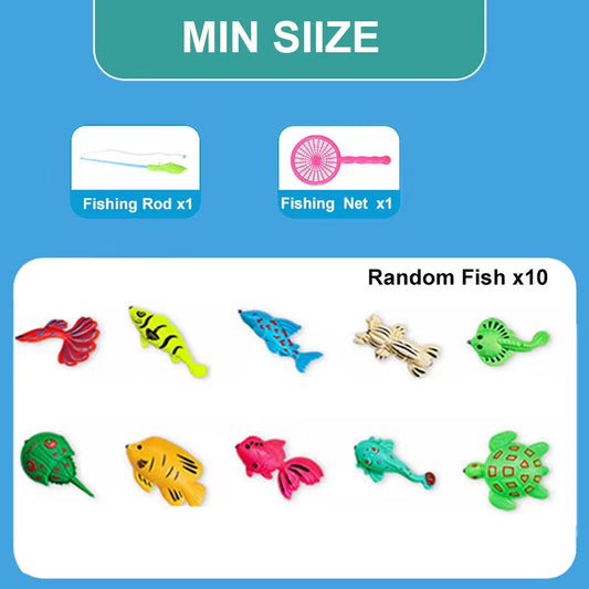 Magnetic Fishing Set Inflatable Pool Party Model Play Games & More Perfect Summer Outdoor Toy Kids for Birthday Christmas Gifts
